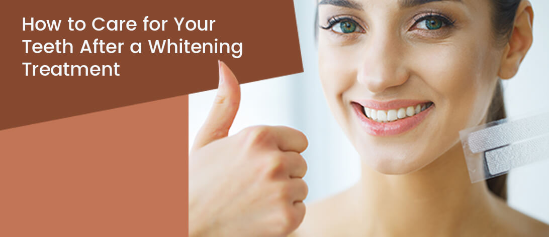 Beautiful smiling woman after her teeth whitening