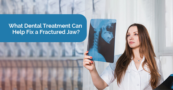 Treatment for fractured jaw